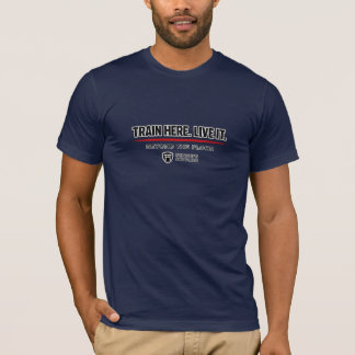 Train Hier. Leef Het. Vechtkunsten T-shirt