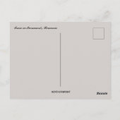 Train in Maramureș Romania Briefkaart (Achterkant)