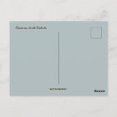 Train in North Dakota Briefkaart (Achterkant)