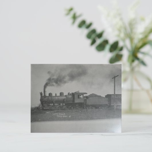 Train in Talala in 1908 Briefkaart (Staand voorkant)