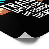 Train Insaiyan of blijf dezelfde anim Gym Bodybu Poster (Hoek)