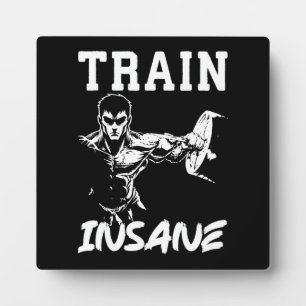 Train Insane - Anime Bodybuilding Gym Workout Fotoplaat