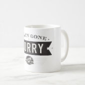 Train is verdwenen. een ASL-idioom op een mok. Koffiemok (Voorkant rechts)