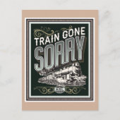 Train is verdwenen. een briefkaart (Voorkant)