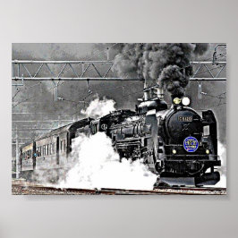 Train Japan Rail Poster