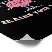 Train je hersenen lezen boeken lezer bibliothecari poster (Hoek)