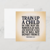 Train Je Kind Op Kaart (Voorkant / Achterkant)