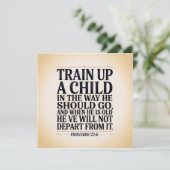 Train Je Kind Op Kaart (Staand voorkant)