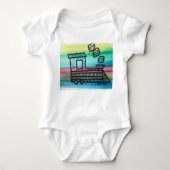 Train jersey baby bodysuit (Voorkant)