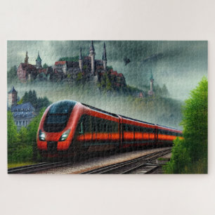 Train Jigzaag Puzzle Legpuzzel