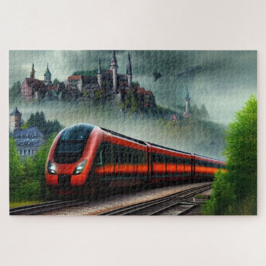 Train Jigzaag Puzzle Legpuzzel (Horizontaal)