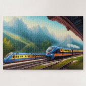 Train Jigzaag Puzzle Legpuzzel (Horizontaal)