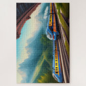 Train Jigzaag Puzzle Legpuzzel (Verticaal)