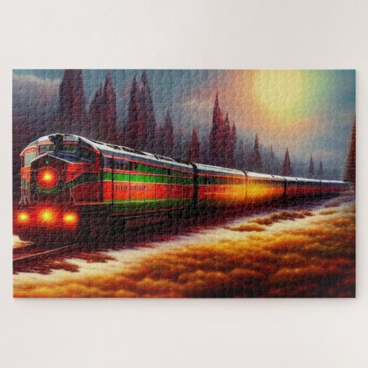 Train Jigzaag Puzzle Legpuzzel (Horizontaal)