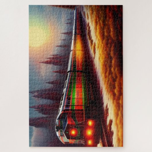 Train Jigzaag Puzzle Legpuzzel (Verticaal)