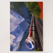 Train Jigzaag Puzzle Legpuzzel (Verticaal)