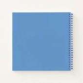 Train jongens genaamd rood blauw notitieboek (Achterkant)