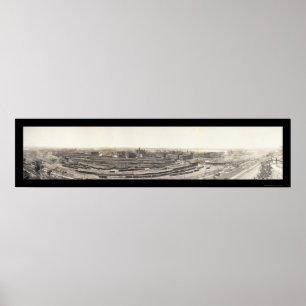 Train Kansas City Foto 1909 Poster