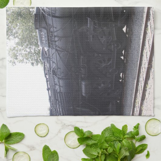 Train Kitchen Towel Theedoek (Gevouwen)