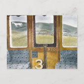 Train Landschap Landschap door Eric Ravilious Briefkaart (Voorkant)