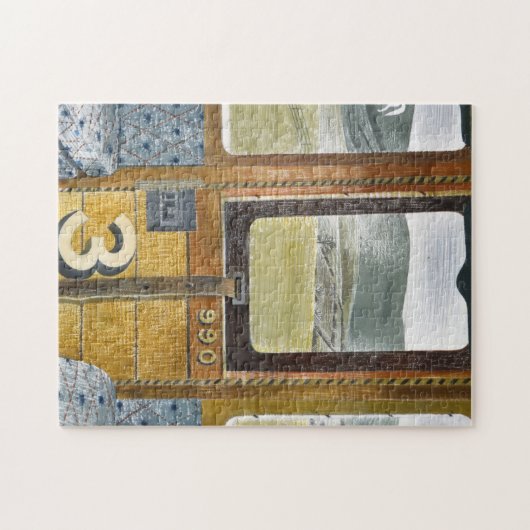 Train Landschap Landschap door Eric Ravilious Legpuzzel (Horizontaal)