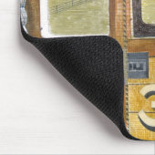Train Landschap Landschap door Eric Ravilious Muismat (Hoek)