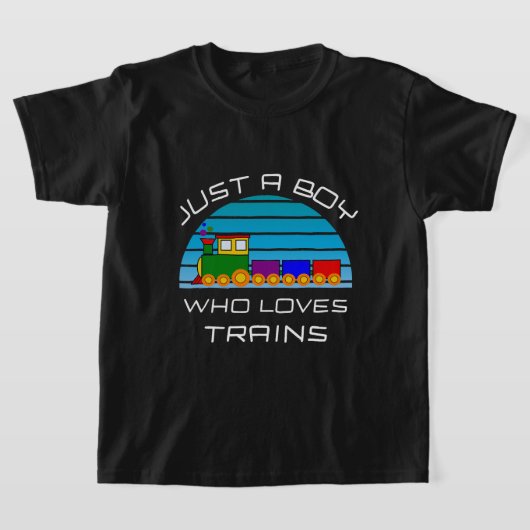 Train liefhebbers voor jongens peuters gewoon een t-shirt (Laagn)