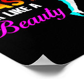 Train Like A Look Like A Beauty Fitness  Poster (Hoek)