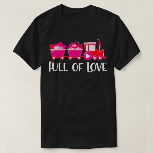 Train loads of Love Valentine's Day Gift for Women T-shirt (Design voorkant)