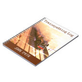 Train log, klassieke stoomloco Tornado, jouw naam Notitieboek (Linkerzijde)
