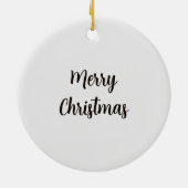 Train Lover Christmas Gift Ornament (Achterkant)