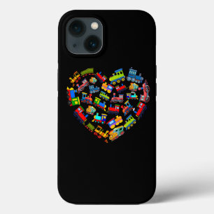 Train lover hart voor peuter jongens Kinder trein Case-Mate iPhone Case