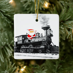 Train Lover Keramisch Ornament