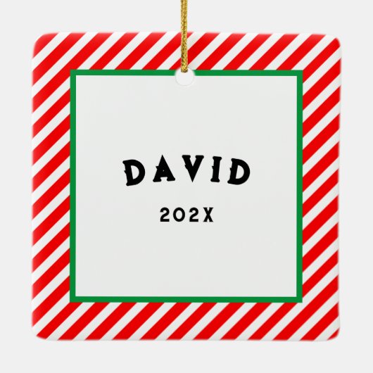 Train Lover Keramisch Ornament (Achterkant)