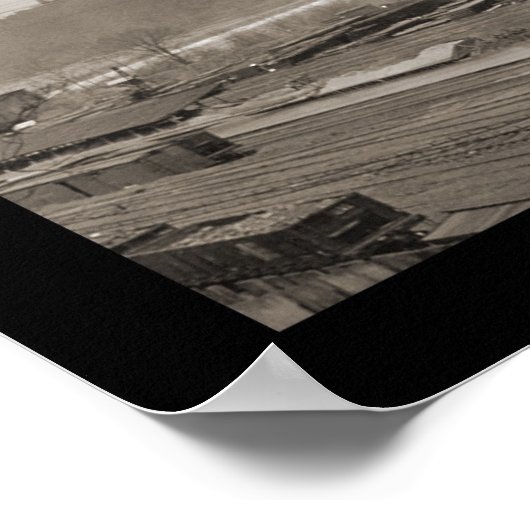 Train Lynchburg VA Foto 1909 Poster (Hoek)