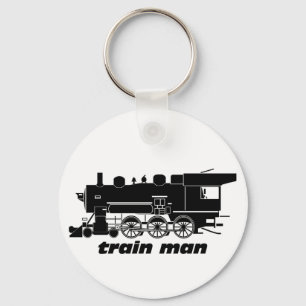 Train Man Model Railroading Sleutelhanger