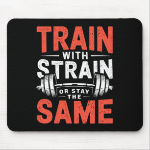 Train met spanning - Fitness Bodybuilding Workout  Muismat
