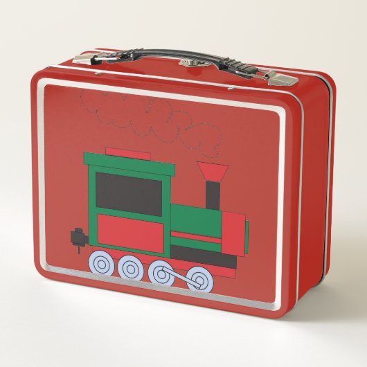 Train Metal Lunch Box (Achterkant)