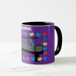 Train Monorail Autisme Asperger Sensorisch Mok