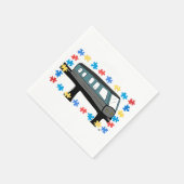 Train Monorail Autisme Asperger Sensorisch Servet (Hoek)