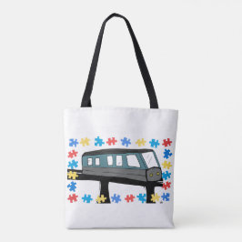 Train Monorail Autisme Asperger Sensorisch Tote Bag