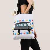 Train Monorail Autisme Asperger Sensorisch Tote Bag (Dichtbij)