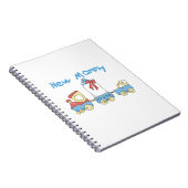 Train New Mammie Het is een Jongen Gifts Notitieboek (Rechterzijde)