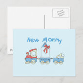 Train New mammie of Boy tshirts and Gifts Briefkaart (Voorkant / Achterkant)
