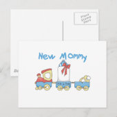 Train New mammie of Boy tshirts and Gifts Briefkaart (Voorkant / Achterkant)