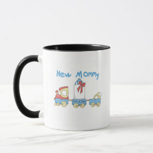 Train New mammie of Boy tshirts and Gifts Mok