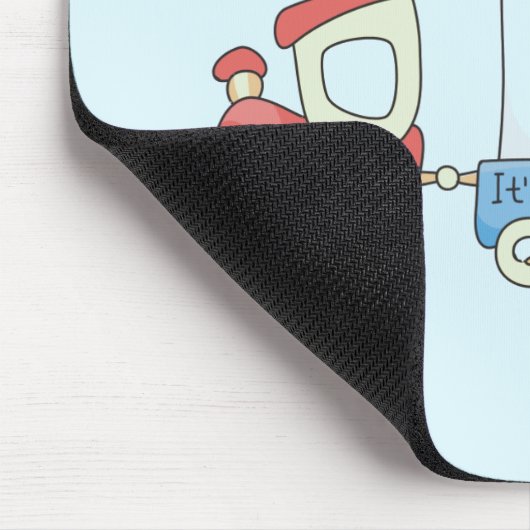 Train New mammie of Boy tshirts and Gifts Muismat (Hoek)