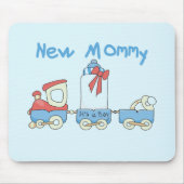 Train New mammie of Boy tshirts and Gifts Muismat (Voorkant)