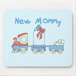 Train New mammie of Boy tshirts and Gifts Muismat