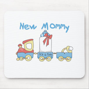 Train New mammie of Boy tshirts and Gifts Muismat